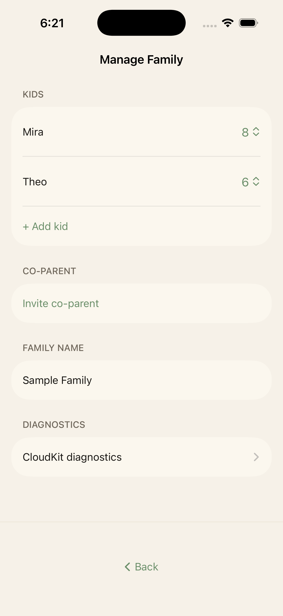 Add kids and chores screenshot 1